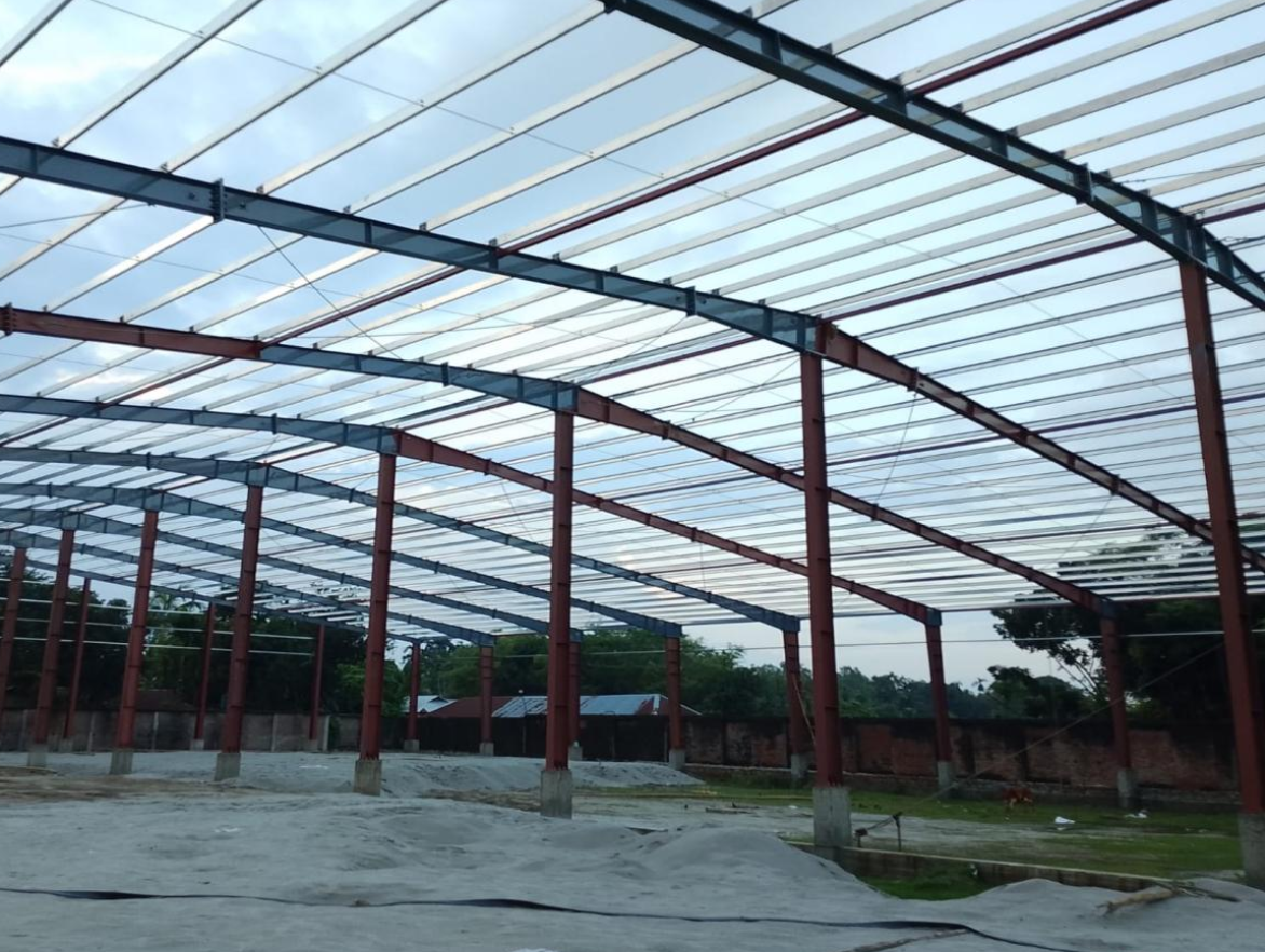 Prefabricated Steel Structure Tea Factory Shed Project for Maya Group