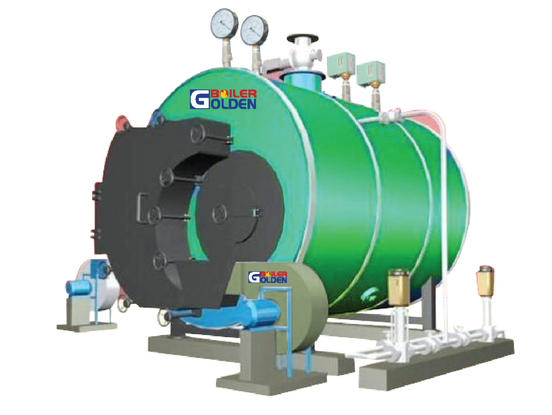 Golden Standerd Horizontal Husk Fried Steam Boiler