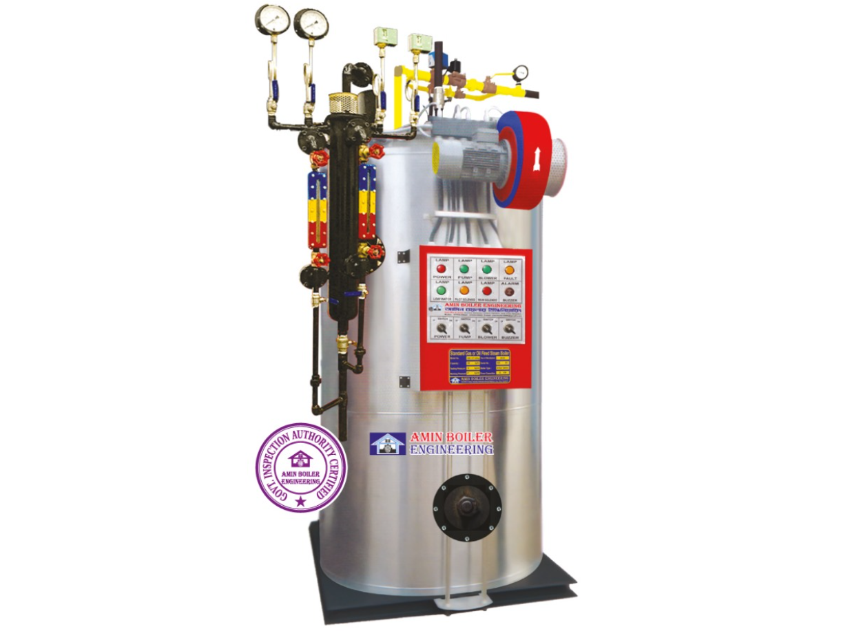 Gas or Oil Fired Steam Boiler