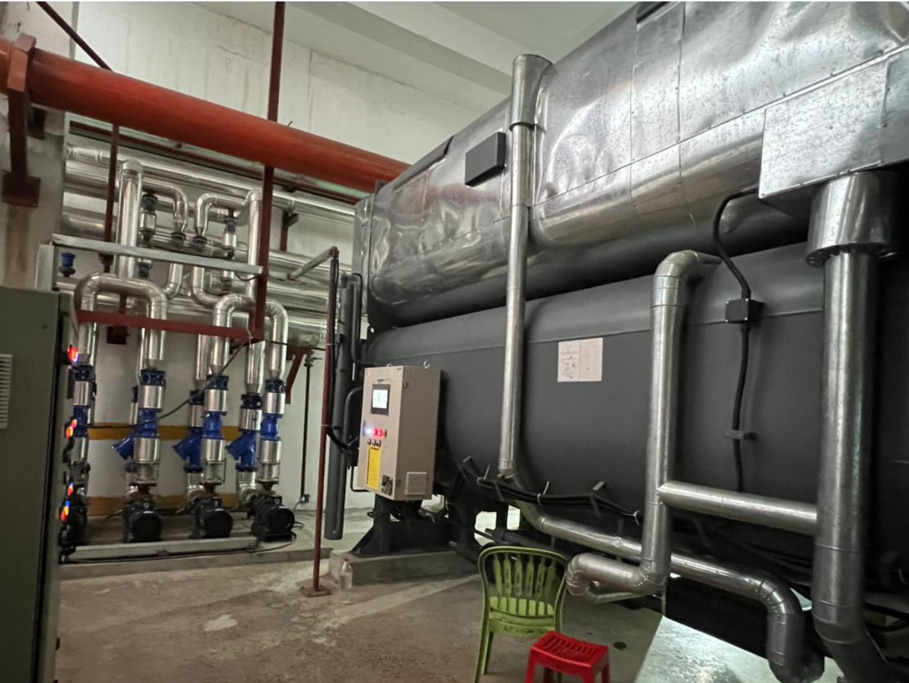 Tri-Generation System – Absorption Chiller from Jacket Water (550 RT)