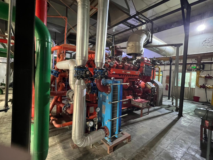 Absorption chiller from Jacket Water - HVAC Design and project supervise